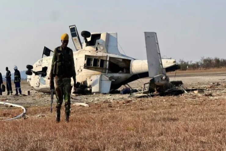 Bu ölkə prezidentinin helikopteri QƏZAYA UĞRADI 