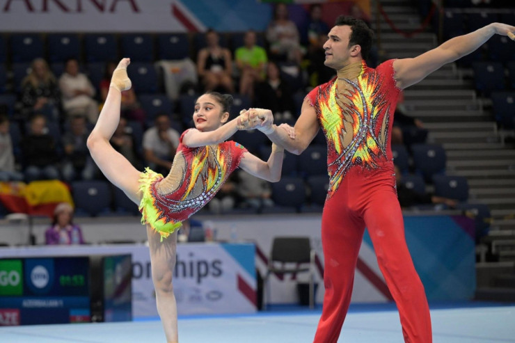 Gimnastlarımızdan gümüş medal 