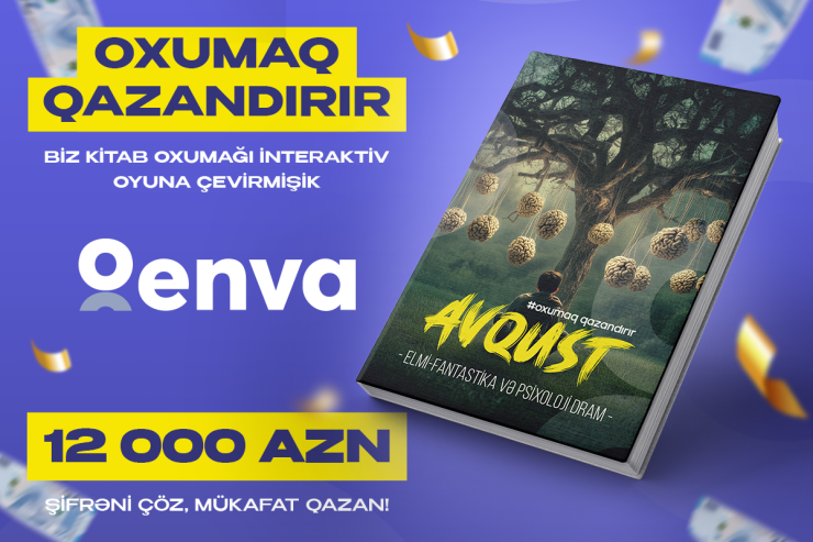 Dünyada İlk!  Kitab Oxuyaraq 12000 AZN Qazan