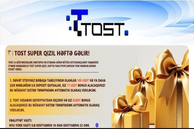 "Tost" maliyyə piramidası  ilə bağlı araşdırmalar BAŞLANDI