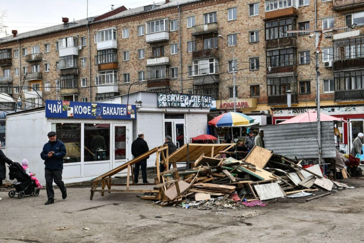Yekaterinburqda Azərbaycan bazarı söküldü - FOTOLENT