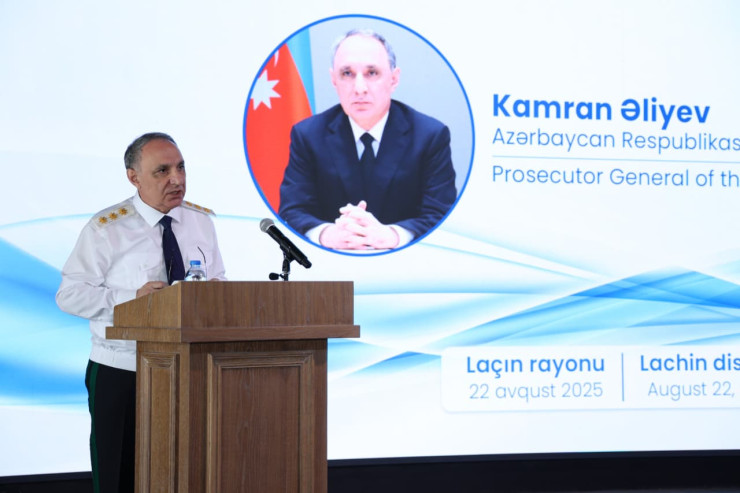 Kamran Əliyevin Laçın konfransında çıxışı - FOTO 