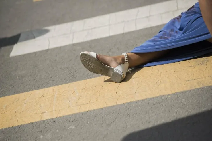 Bakıda maşın qadın piyadanı vurub öldürdü 