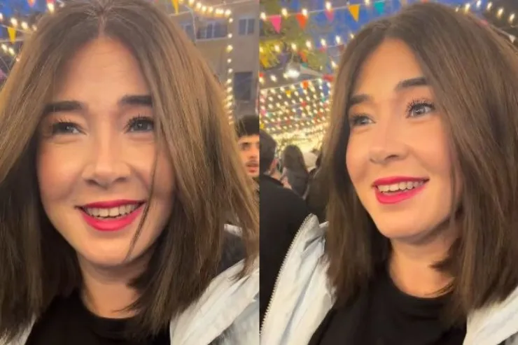 Elnarənin şəhərin ortasında mahnı oxuması GÜNDƏM OLDU  -VİDEO 