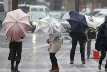 Leysan,  qar, güclü külək  - Sabahın havası 