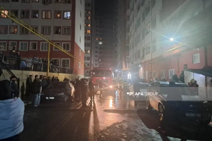 “Kristal Abşeron-2”də yanğın, 2 nəfər xəsarət aldı 