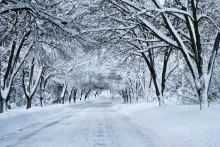 Bu rayona qar yağdı - FAKTİKİ HAVA 