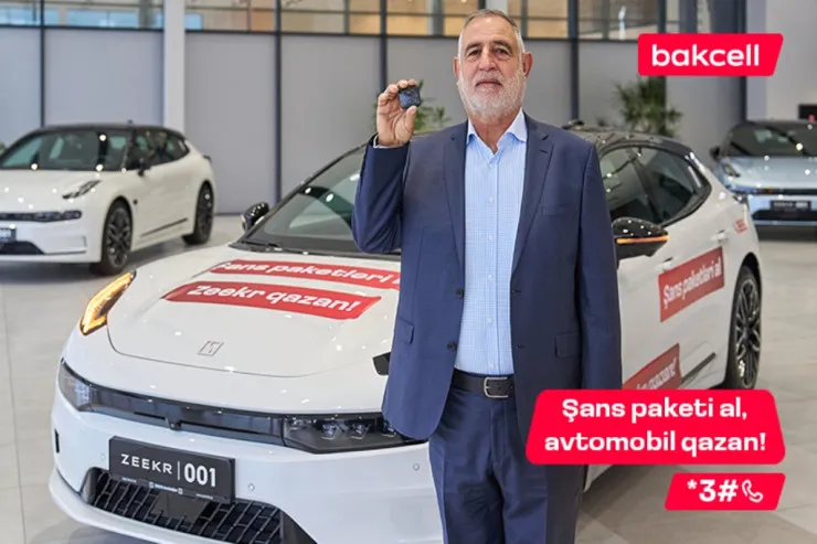 "Bakcell"in lotereyasında növbəti lüks avtomobil uduldu