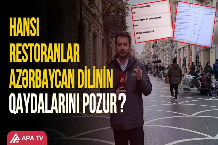 Bakıda əksər premium restoranlarda menyular niyə Azərbaycan dilində yazılmır? -VİDEO 
