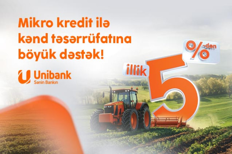 "Unibank" sərfəli mikro kreditlər təklif edir