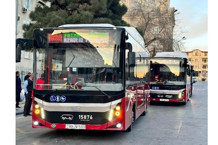 Bakıda iki avtobus marşrutunun hərəkət sxemi  dəyişdirildi