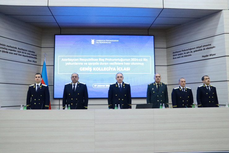 Baş Prokurorluqda geniş kollegiya  iclası keçirilir