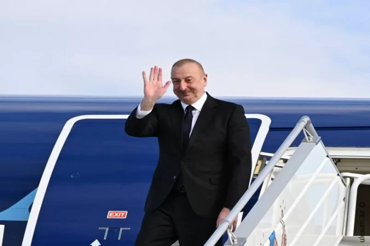 İlham Əliyev Birləşmiş Ərəb Əmirliklərinə getdi
