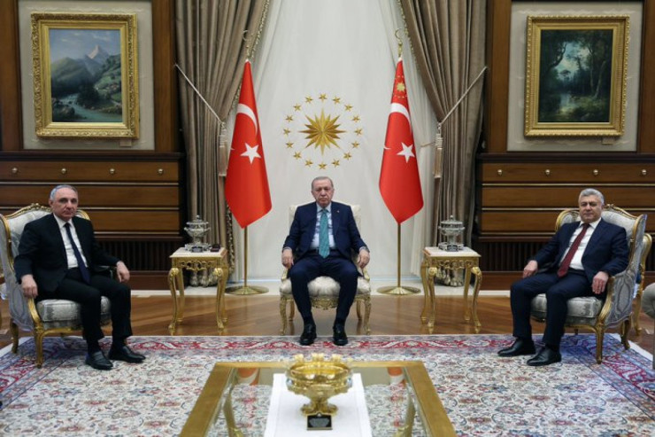 Ərdoğan Kamran Əliyevi qəbul etdi
