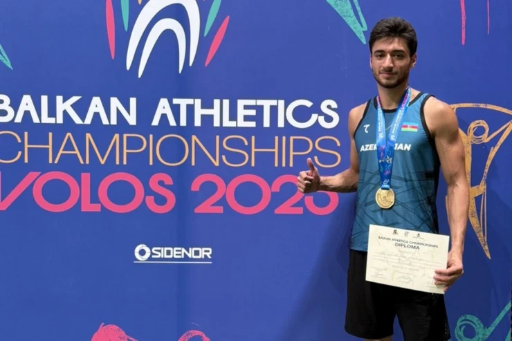 Azərbaycanlı yüngül atlet qızıl medal qazandı