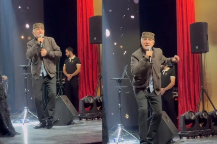 Alim Qasımov toyda rep dedi - VİDEO 