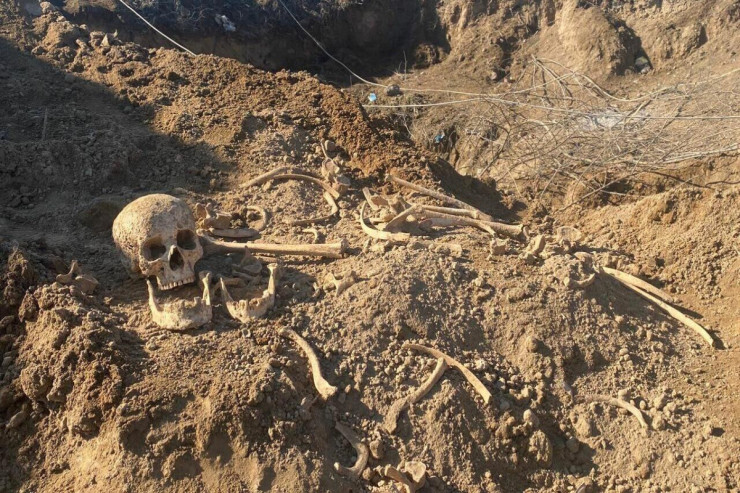 Ağdamda insan sümükləri tapıldı
