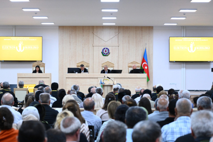 Vətən müharibəsində Ermənistan silahlı qüvvələrinin Azərbaycanın mülki infrastrukturuna ziyan vurması ilə bağlı sənədlər məhkəmədə tədqiq olunub