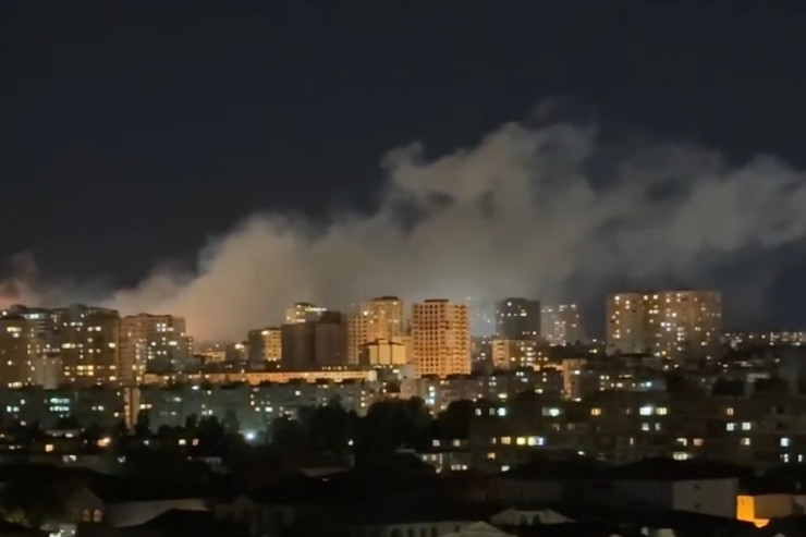 Bakıda kinostudiyada PARTLAYIŞ - FOTO  - VİDEO  - YENİLƏNİB 