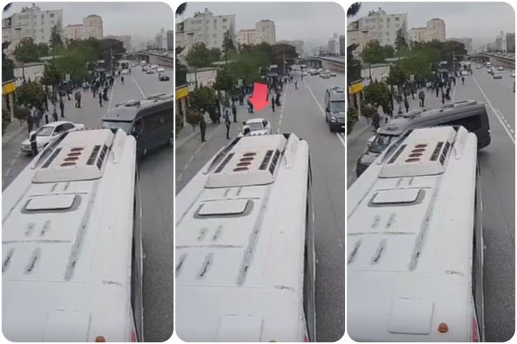 Sükan arxasında daha bir "kefli" sürücü saxlanıldı - Maraqlı GÖRÜNTÜLƏR