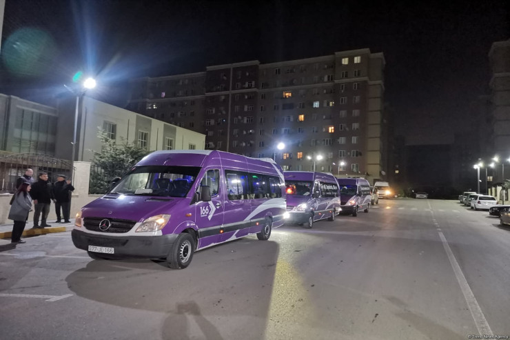 Ağdamın Kəngərli kəndinə növbəti köç karvanı  yola salındı