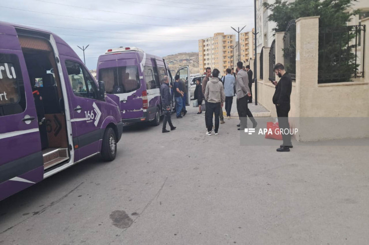 Ağdamın Kəngərli kəndinə növbəti köç karvanı  yola salındı