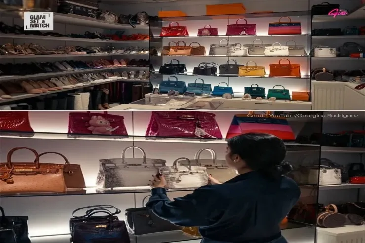 Kriştiano Ronaldonun nişanlısınn 1,8 milyon dollarlıq çanta kolleksiyası 