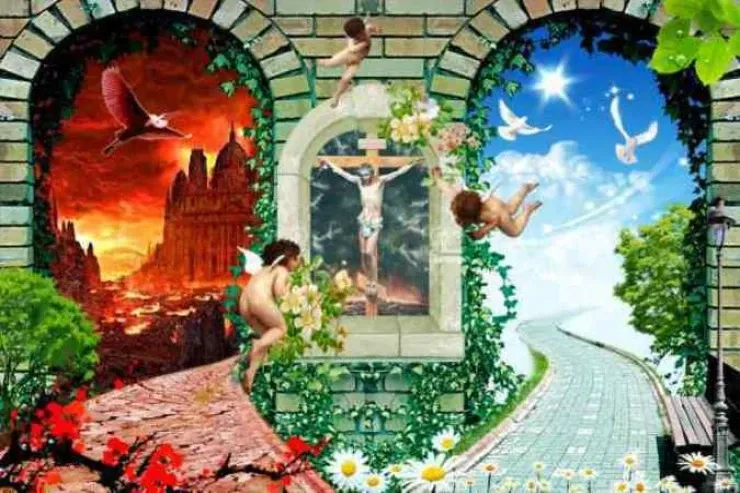 Cənnətə və ya cəhənnəmə necə girmək  TAPMACASI - Həll etməyə çalışın 