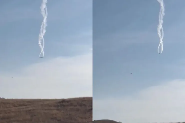 Türkiyə qırıcısı Azərbaycan sərhədində qəzaya düşdü - HADİSƏ ANI  - YENİLƏNİB 