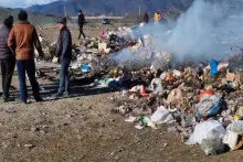 Lənkəranda DƏHŞƏT:  2 nəfər zibillikdə yanıb öldü - YENİLƏNİB 