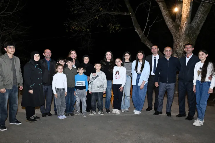 Leyla Əliyeva və Arzu Əliyeva Pəncəli Teymurovun ailəsini ziyarət etdilər 