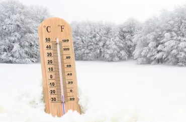 12 dərəcə şaxta...