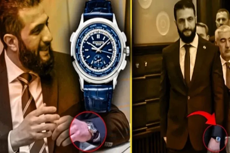 Suriya lideri Əhməd Şaranın 55 min dollarlıq saatı GÜNDƏM OLDU 