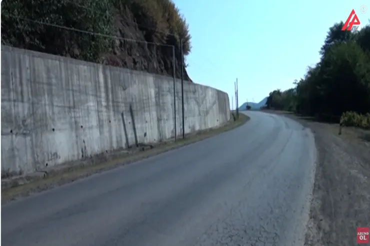 Lənkəranda “ölüm saçan” yol -VİDEO
