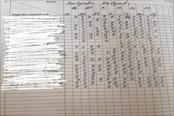 Bakı məktəbində şagirdlər 1 aydır dərsə getmirlər - FOTOFAKT  - YENİLƏNİB