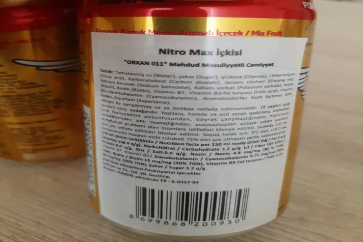 Bu enerji içkiləri məhv ediləcək:  tərkibində dərman  varmış - FOTO