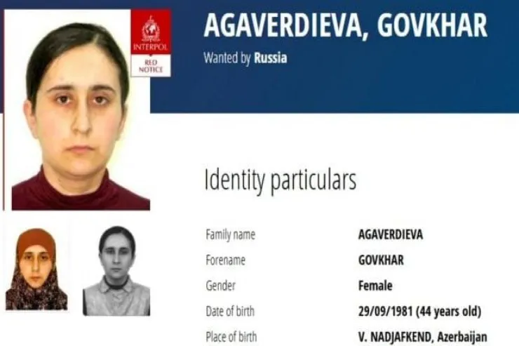 Rusiya azərbaycanlı qadını terrorçuluq ittihamı ilə  baynəlxalq axtarışa verdi