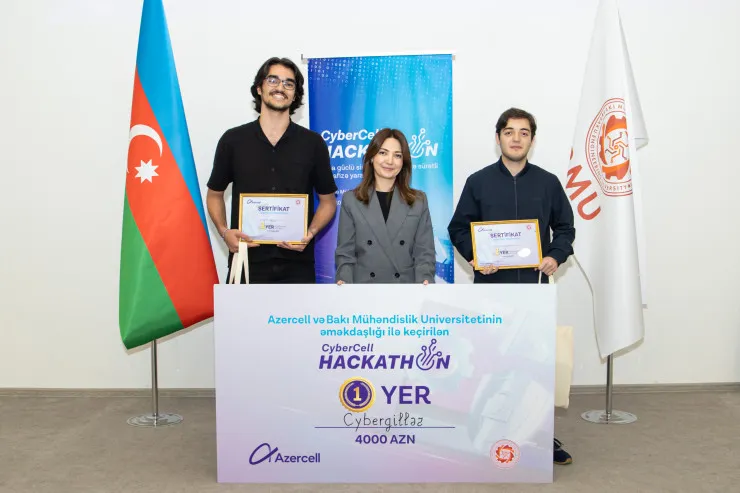 "Azercell" “CyberCell Hackathon” müsabiqəsinin qaliblərini elan etdi