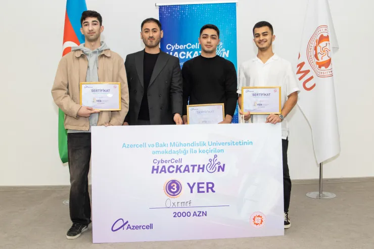 "Azercell" “CyberCell Hackathon” müsabiqəsinin qaliblərini elan etdi