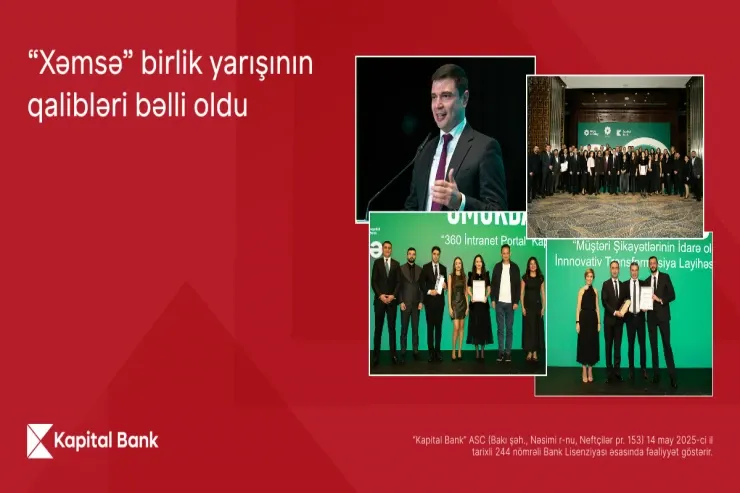 “Xəmsə” birlik yarışında "Kapital Bank" iki layihə ilə qalib oldu