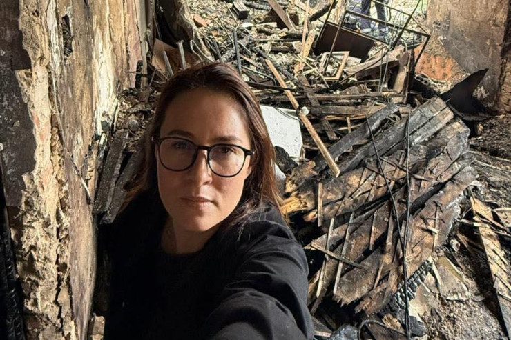 Ukrayna baş naziri dağılmış Nazirlər Kabineti binasını göstərdi -FOTOLENT