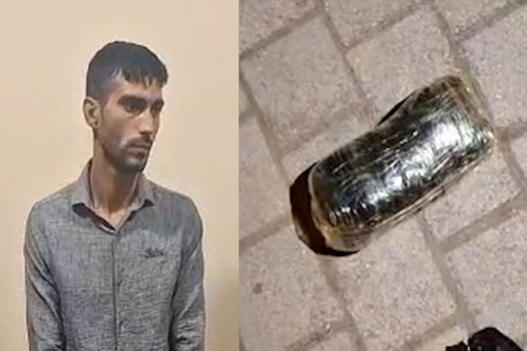 Bakıda narkokuryer  saxlanıldı