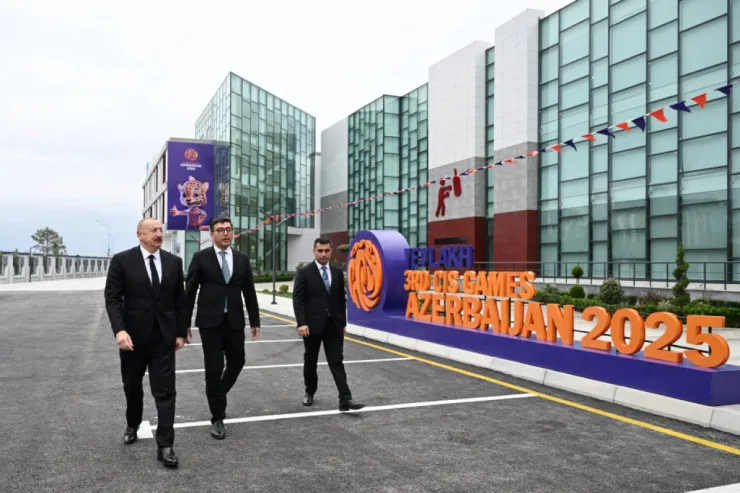 Prezident Yevlax Olimpiya İdman Kompleksinin AÇILIŞINDA 