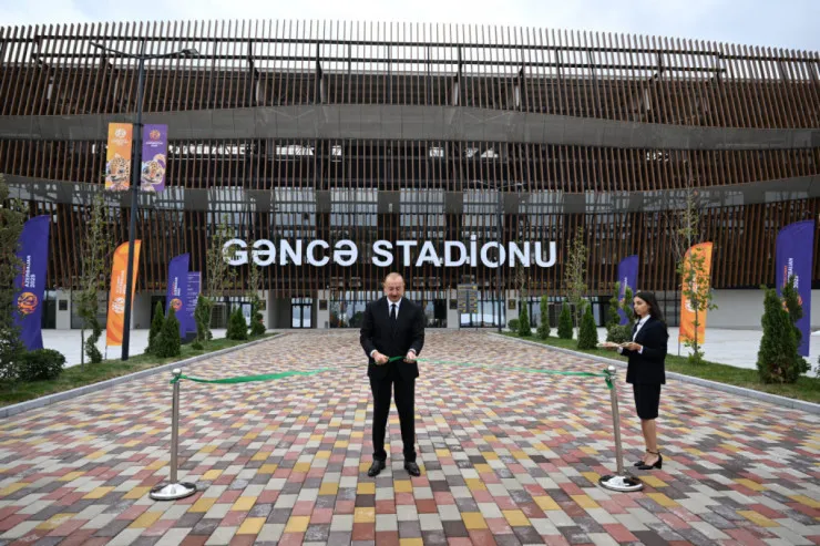 Prezident Gəncədə bir sıra açılışlar  etdi - FOTO  - YENİLƏNİB 