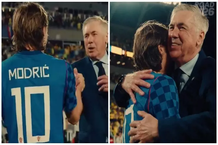 "Sənin braziliyalı baban var,  elə deyilmi?" Ançelottinin Luka Modriçlə zarafatı 