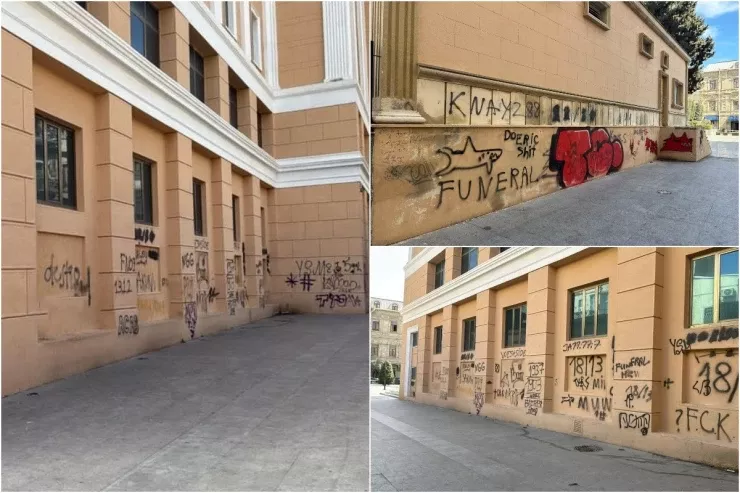 "Nizami Kino Mərkəzinin divarına qraffiti çəkilməsi vandalizmdir" - DEPUTAT 