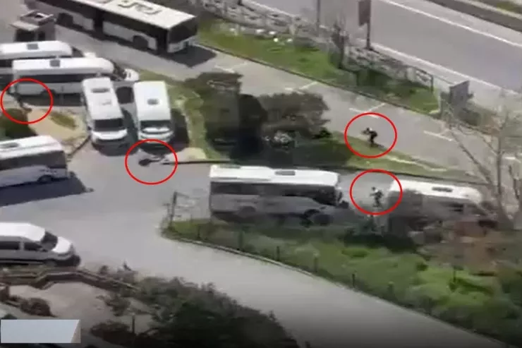 İstanbulda İsrail Konsulluğunun qarşısında silahlı İNSİDENT:  ölən və yaralananlar var - YENİLƏNİB  -VİDEO 