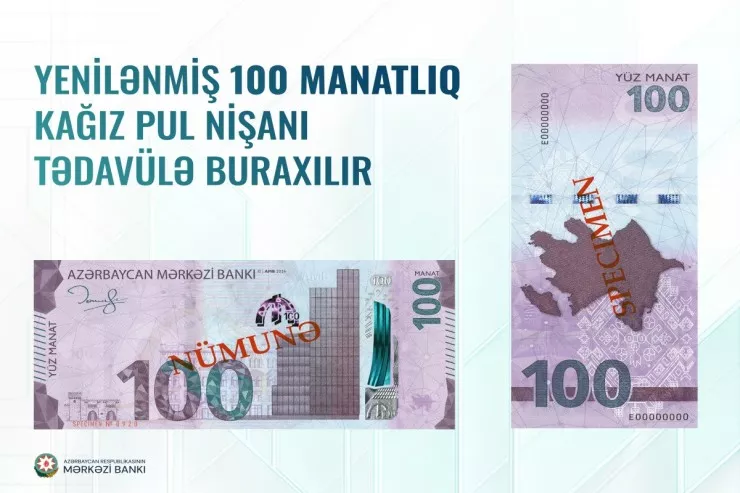 100 manatlıq yenilənir:  üstündə imza olacaq