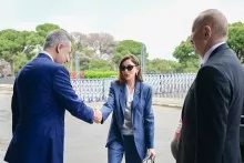 Prezident və birinci xanım Antalya Diplomatiya Forumunda - FOTOLAR 