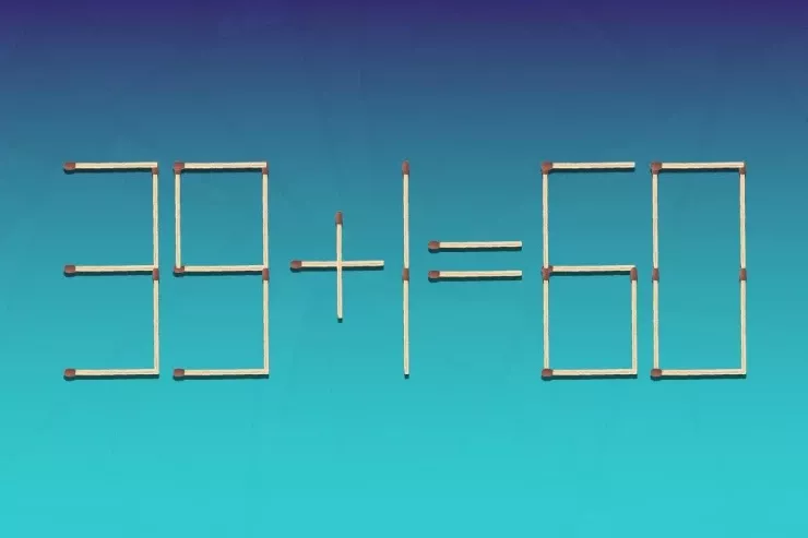 Bərabərliyin doğru olması üçün hansı kibrit çöpünü  hərəkət etdirmək lazımdır? - TEST 